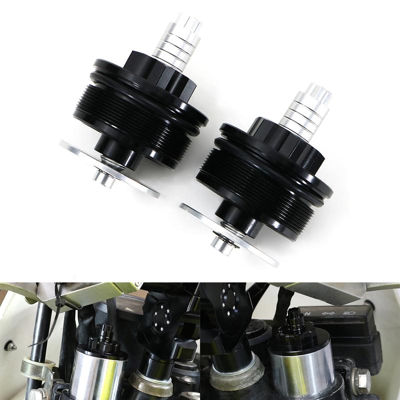 Motorcycle CNC Fork Preload Adjusters Bolts Cap For Suzuki GSR400 GSX1100 GSX1200 GSX750 DR250 DR350 DR800 DR650SE XF650 DL1000