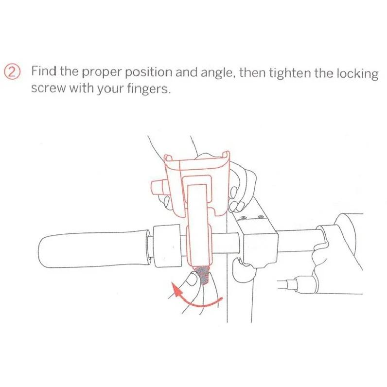 Original Phone Holder for Segway Ninebot KickScooter Max G30 G30D G30LP G2 G65 Electric Scooter Mobile Phone Mount