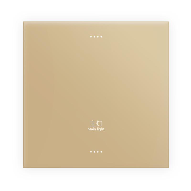 WiFi Smart 10A Tempered Glass Wall Switch Replace Regular Switch for Smart Home Lighting Voice Remote Control & Wires Compatible