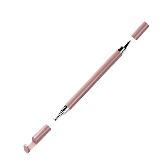 Многофункциональная ручка-стилус для смартфона, чувствительная ручка для сенсорного экрана, ручка для офиса, рисования, письма, для планшета, с держателем для телефона, 3-в-1, емкостная