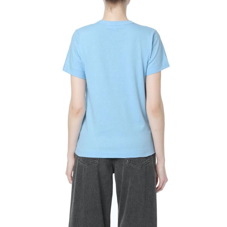 Comme des Garçons PLAY (WMNS) COMME des GARCONS PLAY Small Logo Tee 'Blue' Women's AZ-T271-051-1