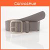 Simple Pu Leather Belt For Women With Square Buckle Perfect For Work And Casual Outfits