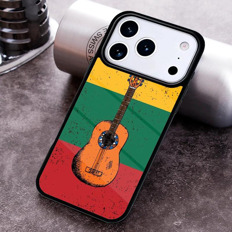 Lithuania Flag Phone Case for iPhone 17 16 15 Pro Max Air 14 13 12 11 Plus Shockproof Capa Cover
