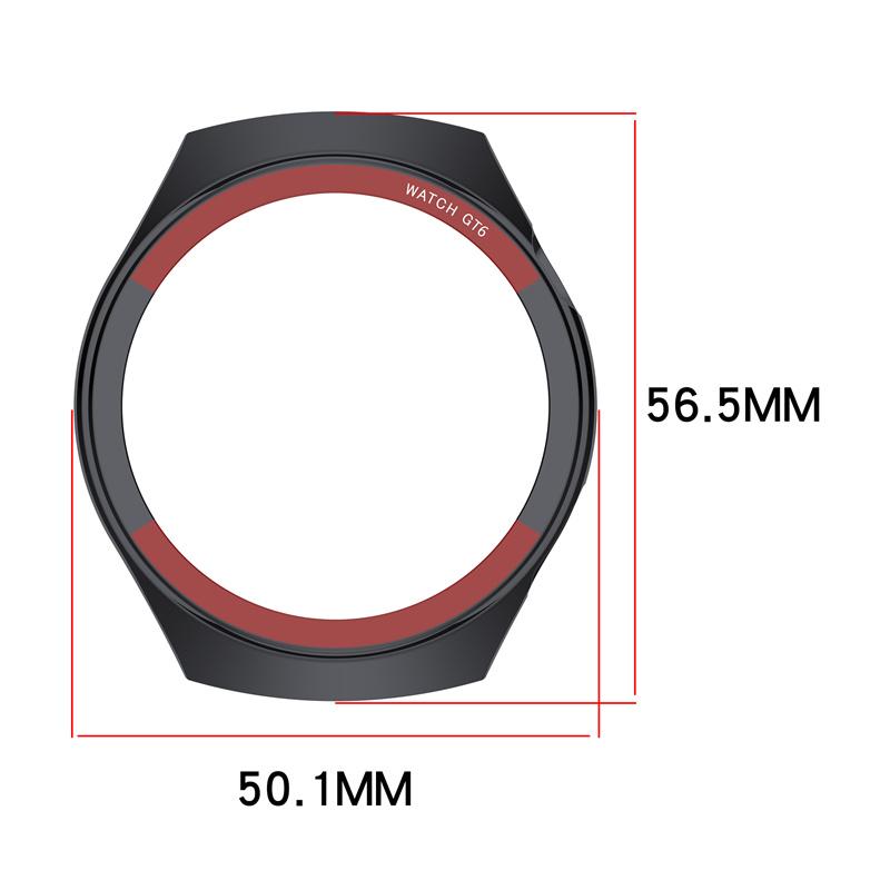 Защитный чехол для Huawei Watch GT6 46 мм, Смарт-часы для исследования космоса, Защитная пленка для экрана, Полый корпус, Защитная крышка