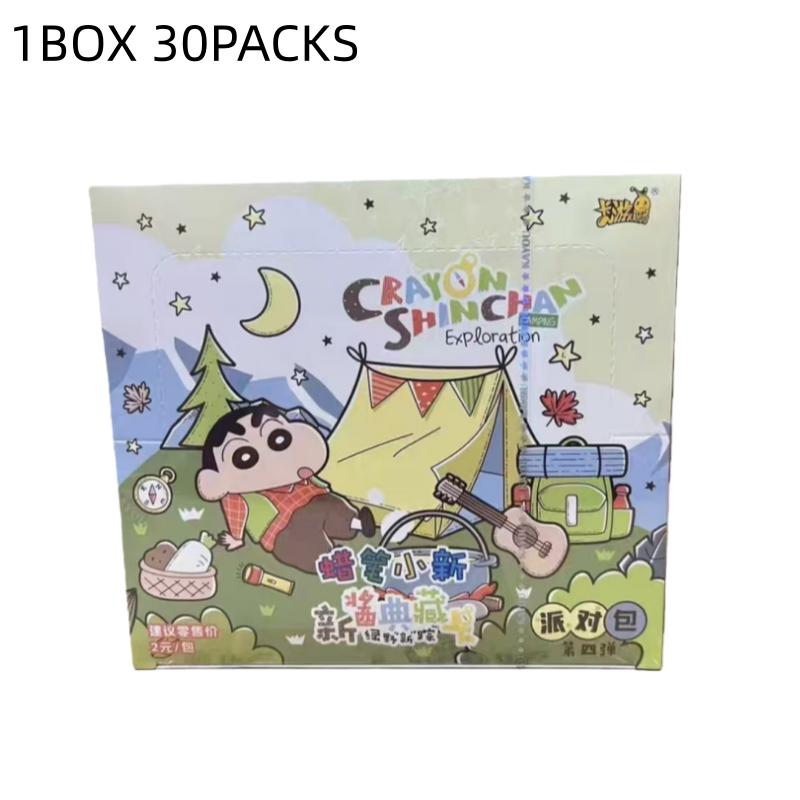 New Anime Crayon Shin chan Fourth Edition New Sauce Collection Card Party Pack Children's Collection Festival Gift