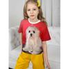 Top Clothes Children 3d Printe T-shirts Girl Clothing Cute Dog 10 Year Old Girl Clothes Child T-shirt Children's T-Shirts