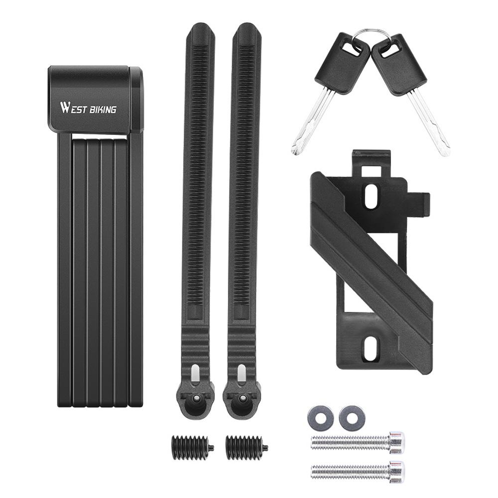 Складной велосипедный замок, противоугонный электрический велосипед, цепной замок, велосипедный замок, безопасный замок для велосипеда и мотоцикла