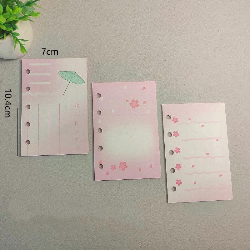 M5 Colorful Page 30Sheets Loose Leaf Inner Page Journal Sketchbook Accessories Diary Office Supplies