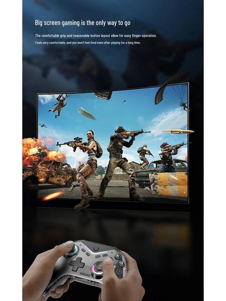 Беспроводной Bluetooth-контроллер для Switch, мобильных устройств, ноутбуков, ПК и Steam - Black Myth Wukong
