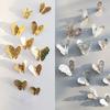 12pcs Hollow Three-dimensional Butterfly Wall Sticker 3D Wall Sticker Room Wall Sticker