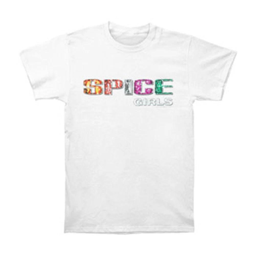 Men's Spice Girls Signatures T-shirt Large White