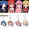 Stylish Bocchi The Rock Acrylic Keychain Double-sided Printed Keyring Bag Pendant Gifts