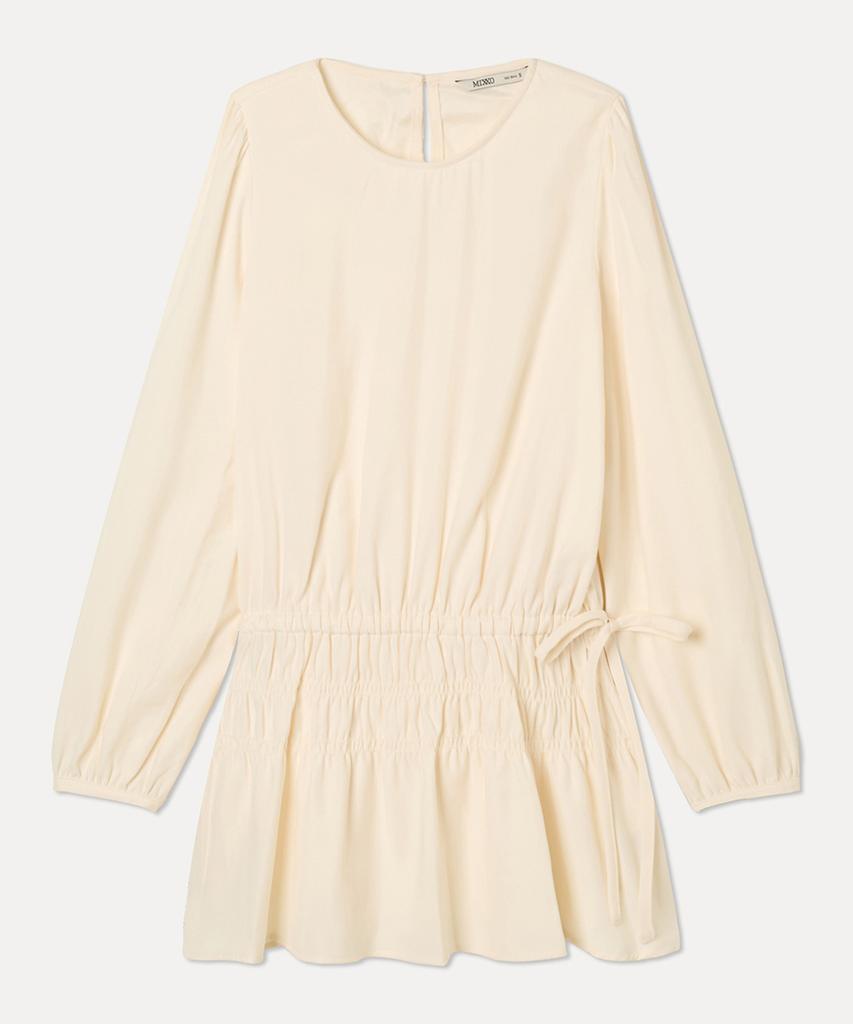 MIXXO Мини-платье с оборками и расклешенной юбкой_Miwowg111B
