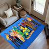 Wiggles Tv Series Area Rug Design for Dormitory Hallway Study room Game Room Antislip Carpet Decorate Offices Best for Christmas