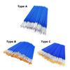 50Pcs/Set Painting Brush Flat Paint Brushes Small Brush Volume for Painting Detail Essential Props for Painting Art