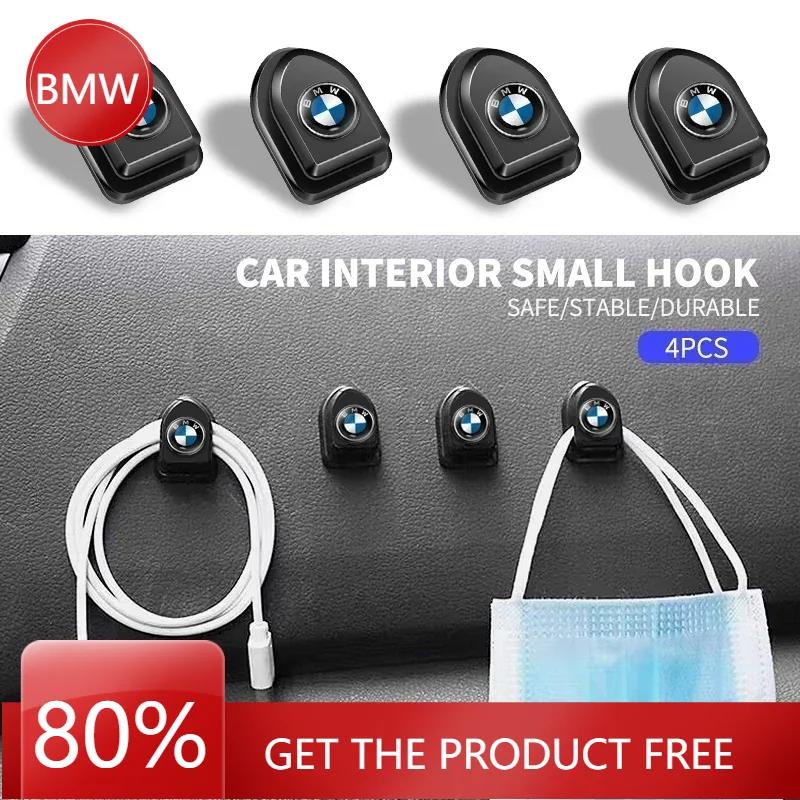 For Bmw Mini 4PCS Mini Car Hooks Self Adhesive Invisible Hooks For BMW M M1 M2 M3 M4 M5 M6 G01 F20 G30 F30 F31 E36 E87 E60 E91 X