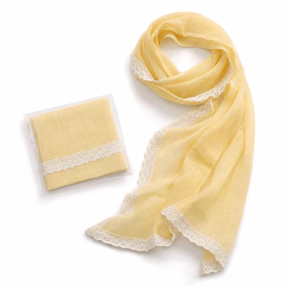 Solid Shawl Wrap Ramie Bandana New Neckerchief Women