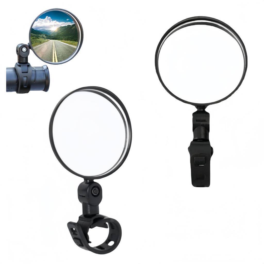 Ai-OUMLEEF Set of 2 Bicycle Mirror 360 Degree Rotation Rearview