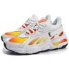 Li Ning Butterfly Низкие Кроссовки на Толстой Подошве Женские Бело-Оранжевые AGCN276-5