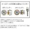 MIWA Vertical Tailpiece for JN LIX Replacement Instructions Included (Miwa Lock) Cylinder, LSP,