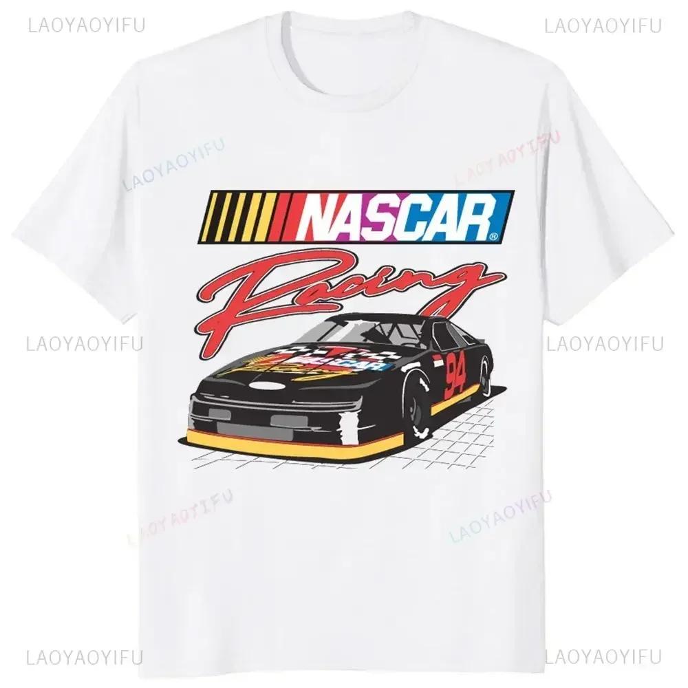 Portrait Vintage NASCAR Daytona 500 Shirt Racing Summer Trend Harajuku Short Sleeve Unisex Grap