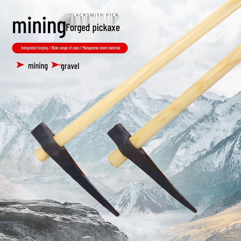 Hand-Forged Outdoor Pickaxe