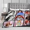 Colorful Character Portraits Blanket for all seasons blanket lunch break throw gift