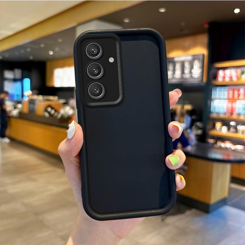 Новый черный силиконовый противоскользящий чехол для телефона Samsung Galaxy A35 A34 A33 5G, легкий, роскошный, моющийся, противоударный