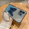 Shockproof Butterfly Bracket Phone Case For Xiaomi Redmi Note 14 Pro Plus 14C 4G 5G 14T POCO X7 Pro Bracelet Glitter Soft Cover