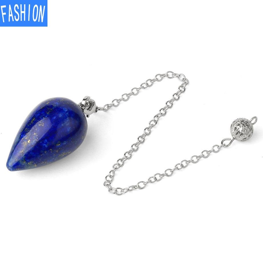 Капля воды, аметист, персонализированная универсальная независимая упаковка, подвеска-маятник из натурального кристалла