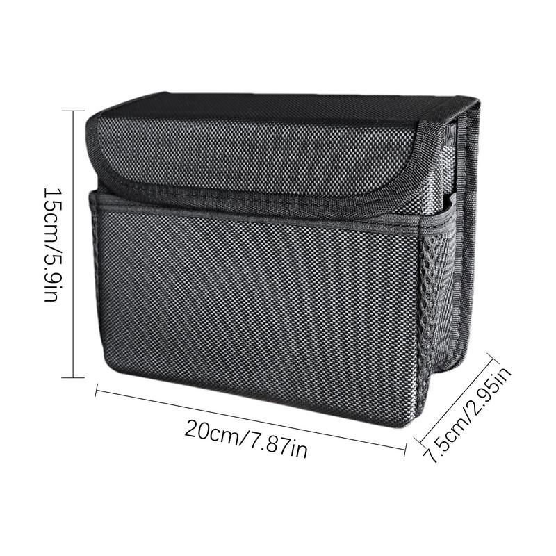 Автомобильные мусорные баки Магнитная крышка Автомобильные мусорные баки Мусорный бак на заднем сиденье Органайзер для хранения вещей в автомобиле Герметичное хранение на спинке сиденья автомобиля