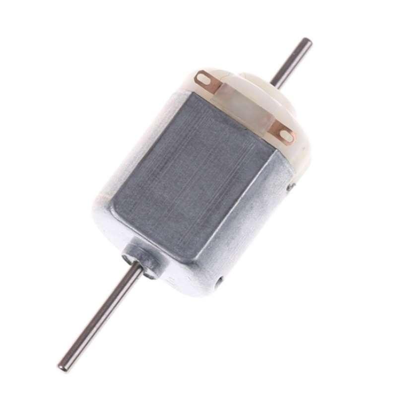 4 шт./компл. 130 двойной выходной вал двигатель постоянного тока игрушечный автомобиль 130 электродвигатель DIY изготовление моделей