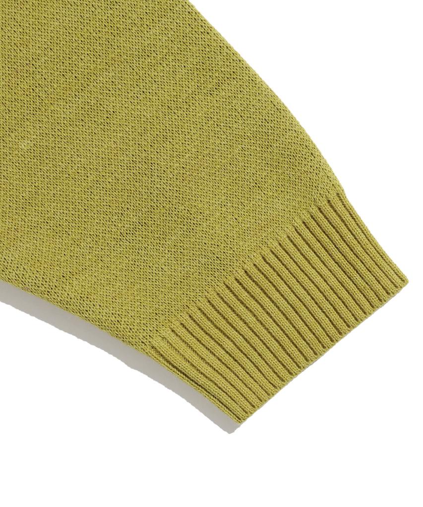 ISTKUNST Sun Bty Hood Knit_Olive(Ik2Dfmk641A)