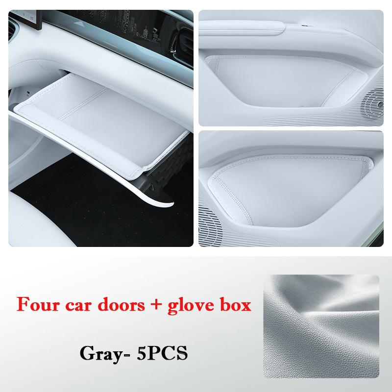 Для Xpeng G6 2026 2026 2026 Автомобильная Дверная Прорезь Контейнер для Хранения Кожаная Защитная Накладка Чехол Контейнер для Хранения в Бардачке Аксессуары для Интерьера