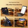BIAZE Интегрированный чехол-клавиатура Bluetooth со слотом для стилуса для Apple iPad