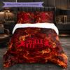 Sunderland Football 3 Piece Bedding Set Soft Duvet Cover Set with Pillowcases Printed Bedroom Decor Set for Home
