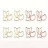 Набор из 20 Белок - Вдохновленные скрепки для бумаги в розово-золотом и золотом цвете - Очаровательные закладки для веселой организации офиса