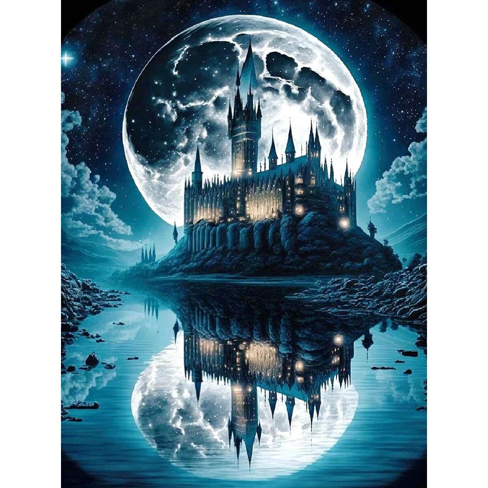 Гарри Поттер Школа Магии 5D Алмазная Живопись DIY Вышивка Крестом Замок Мозаика Вышивка Стразами Домашний Декор Подарок для Детей