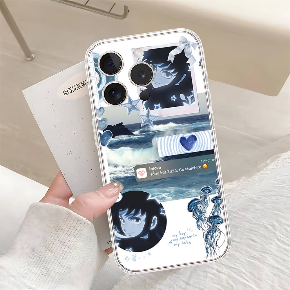 Милый Чехол для Телефона с Токито и Муичиро Для Iphone17 16 15 11 13 14 Pro Max 7 8 Plus X Xr Xs Max Se2020 12mini Прозрачный Чехол