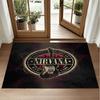 Nirvana Design Crystal Velvet Rug Soft Decorative Mat for Bedroom Entrance