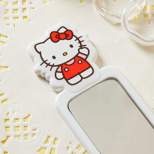 Зеркало-палка с изображением персонажа Hello Kitty