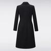 Teluoman Elegant Women's Mid-Length Wool Blend Coat