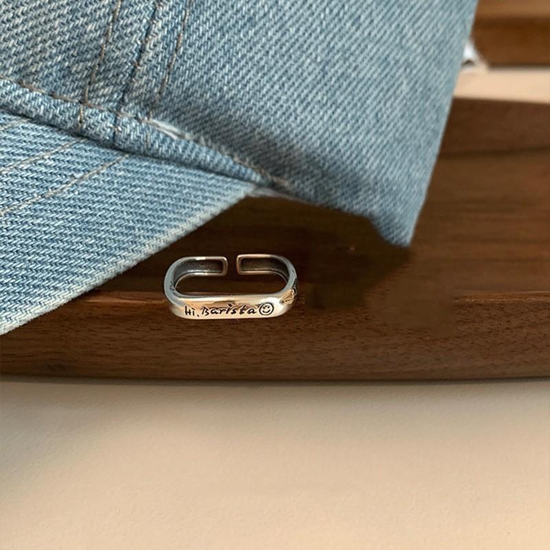 Серебряное уникальное кольцо S925 для женщин, летняя коллекция, модный геометрический дизайн, легкая роскошь