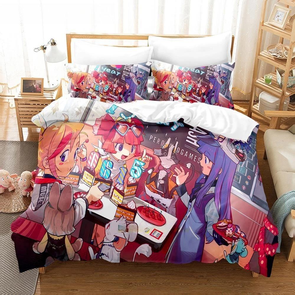 Fashion 3D Print Music Game Muse Dash Bedding Set Single Twin Full Queen King Size Bed Set Adult Kid Bedroom Duvet Cover Sets