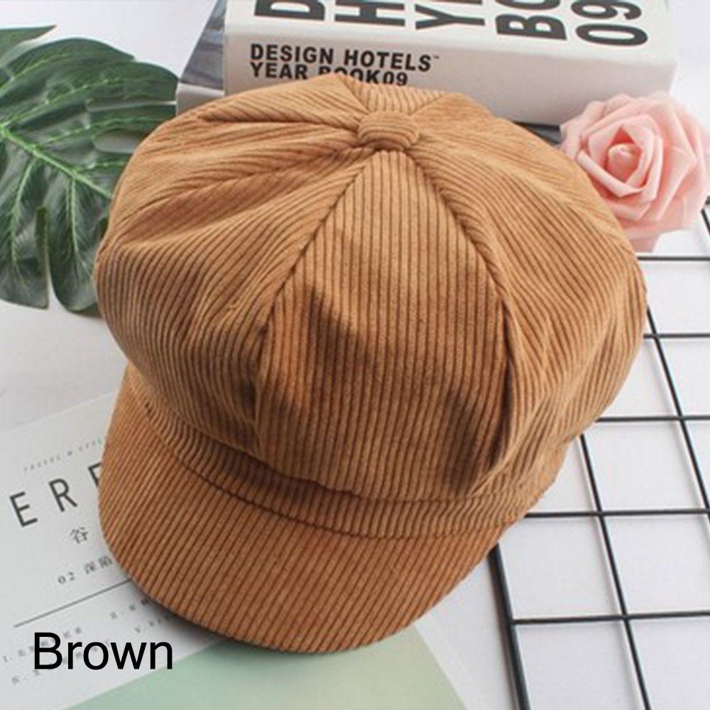Windproof Painter's Hat Vintage Autumn Winter Sun Cap Casual Newspaper Hat Outdoor
