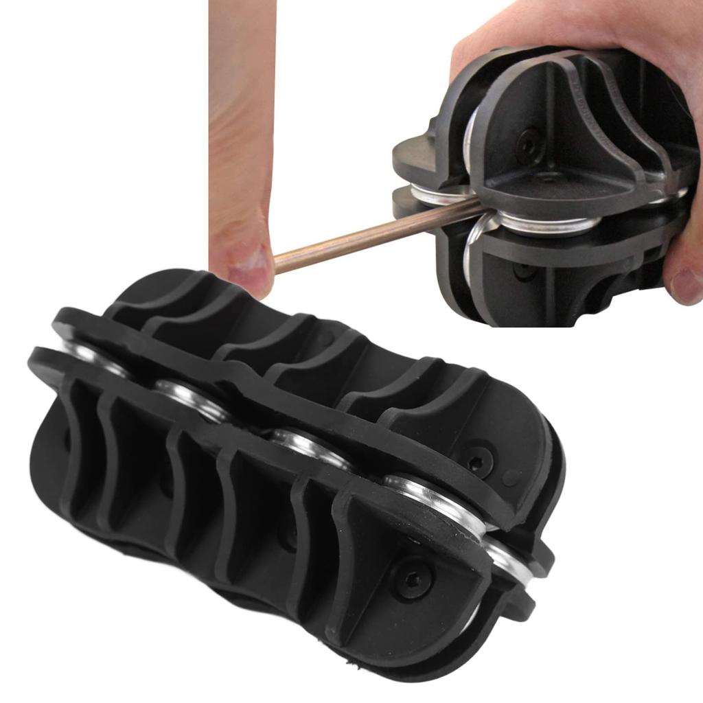 Ручной трубогиб, выпрямитель трубок, портативный универсальный инструмент для выпрямления металлических труб, инструмент для авторемонта для систем тормозных и топливных магистралей, выпрямитель, 3/16"