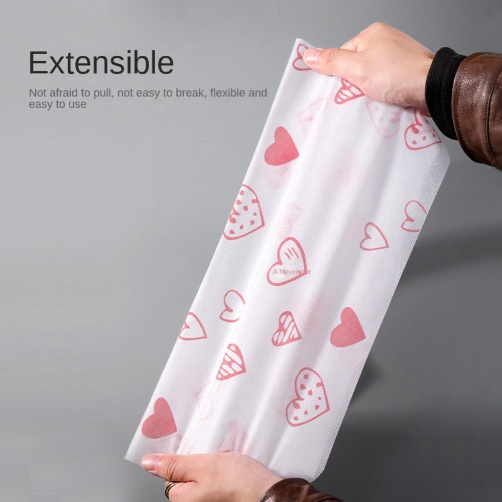 10Pcs/Bag Non Woven Disposable Aprons Oil-proof Kitchen Aprons  Restaurant Home Supplies
