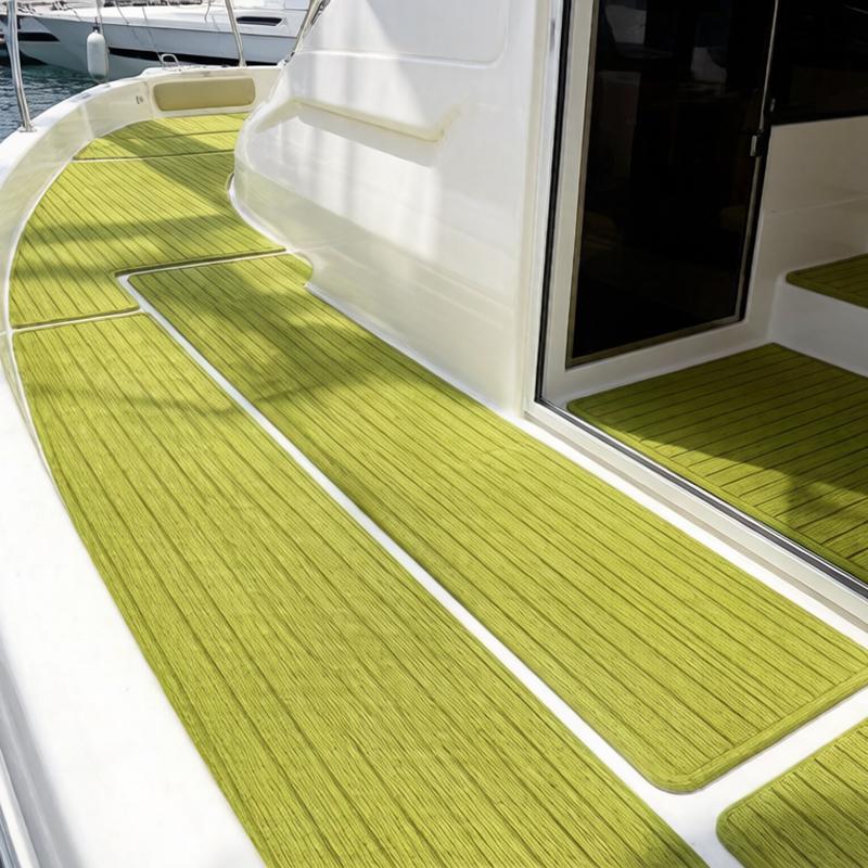 240*45cm Boat Marine Floor EVA Foam Ship Deck Imitation Teak Mat Carpet Self-adhesive Sheets Motorboats Motorhomes Yachts Canoes