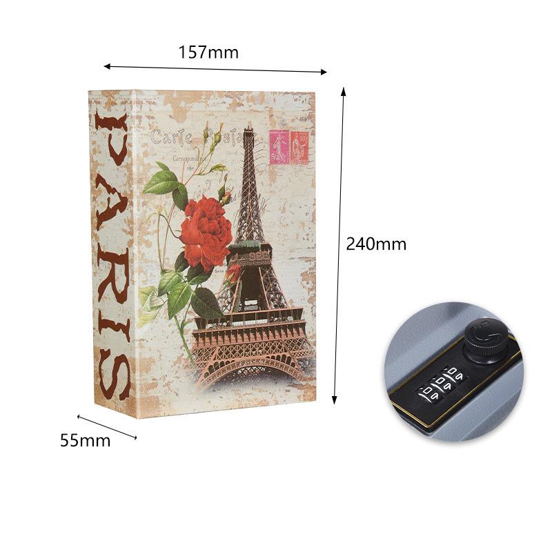 Пароль Безопасный Замок Хранение Наличных Денег Монет Ключ Локер Детский Подарок Безопасность Мини Книга-Сейф для Денег Тайник Секрет