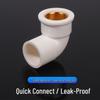 Copper Male Thread Elbow and Tee PVC Water Supply Fittings